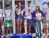 L'intero podio ai velisti del Windsurfing Club Cagliari vincitori delle Super Series Nacra 15 in Ungheria