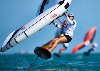 Young Azzurra: Maddalena Spanu seconda nella tappa del Campionato del Mondo WingFoil Racing in Cina