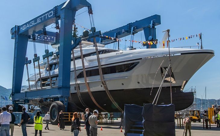 Nuovo varo in casa Baglietto: è sceso in acqua il MY Lion scafo no.10233 di 48m 