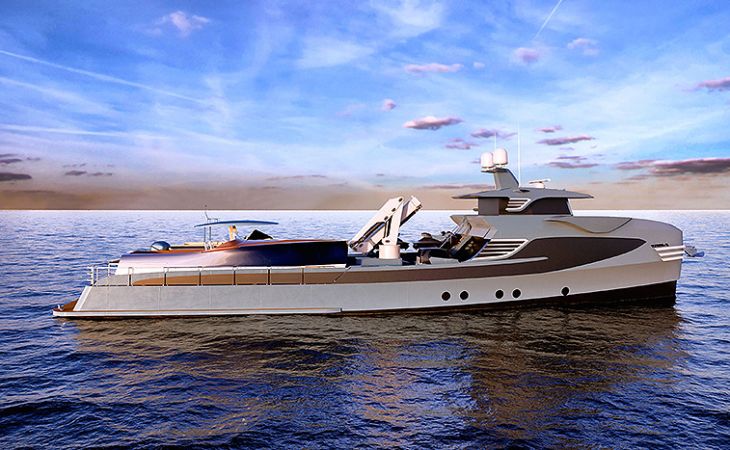 Alia Yachts turns hull of its first 36m all-aluminium shadow vessel ...