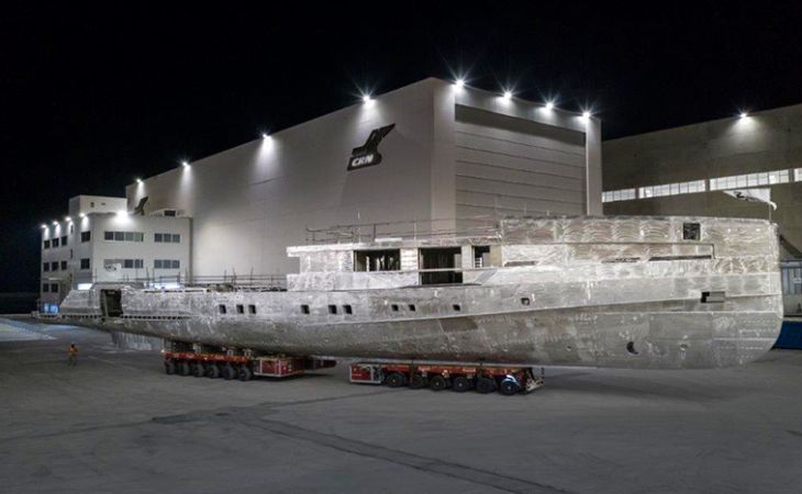 Ferretti Group: il megayacht bespoke CRN M/Y 142 prende forma